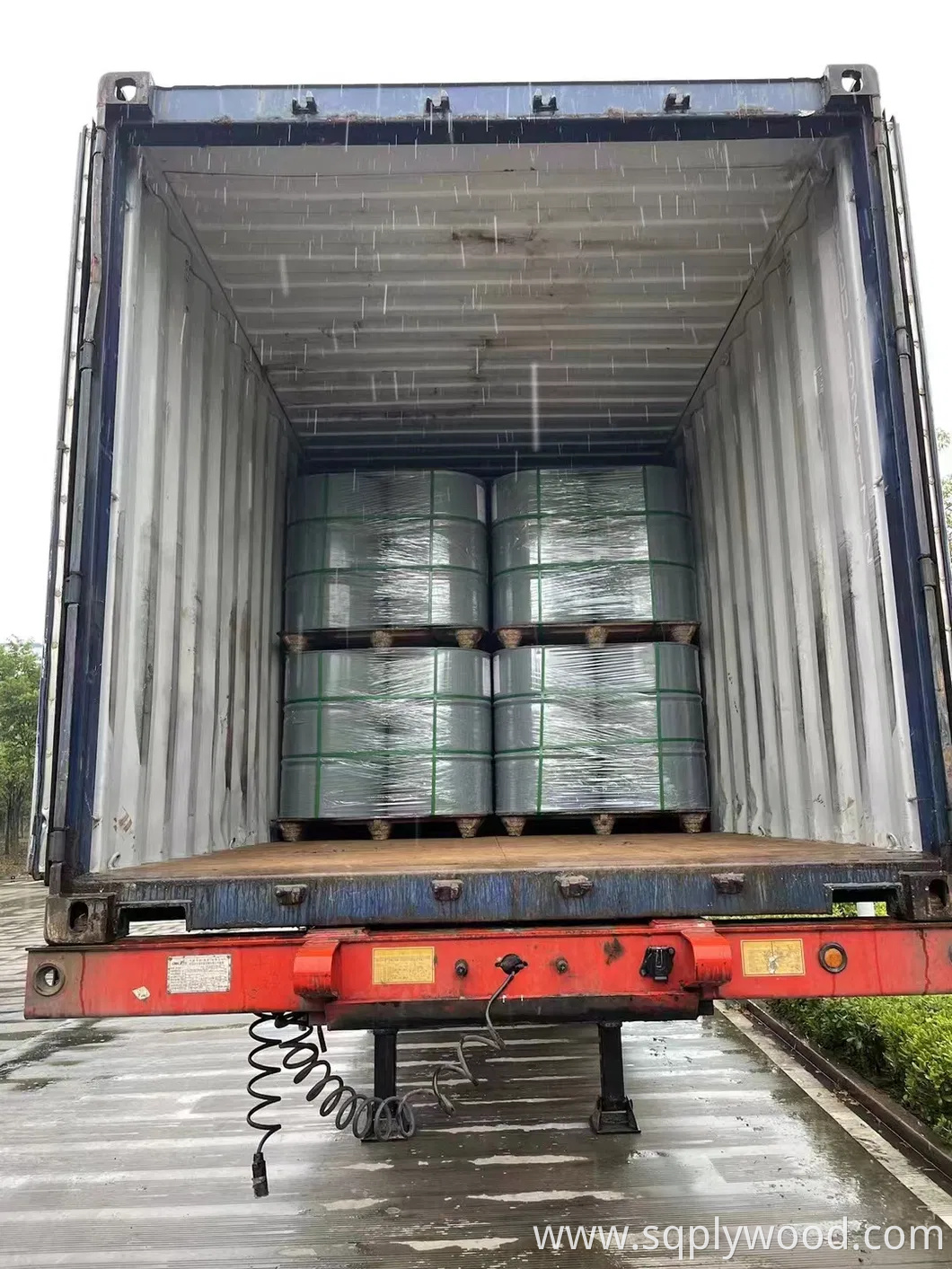 Compressed Wood Chip Pallets 1200X1000mm with Wood Chip Bottom Deck